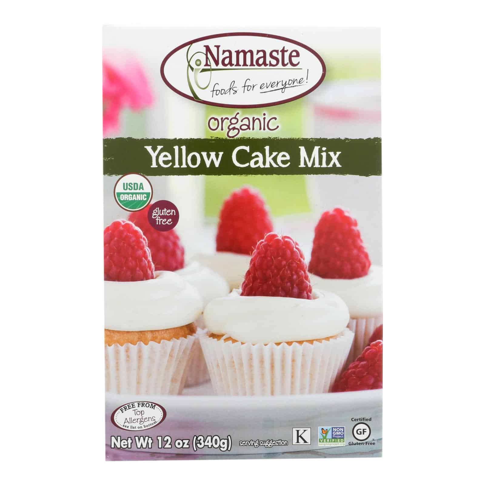 Namaste Foods Yellow Organic Cake Mix - Case of 6 - 12 OZ - Image 3