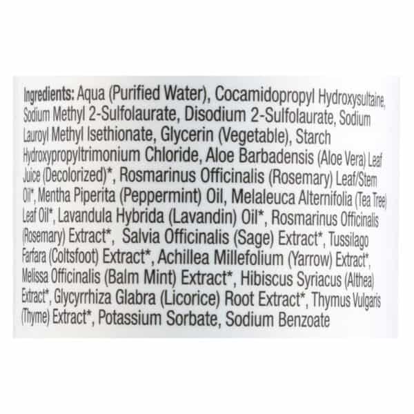 Beauty Without Cruelty Shampoo Rosemary Mint and Tea Tree - 16 fl oz - Image 2