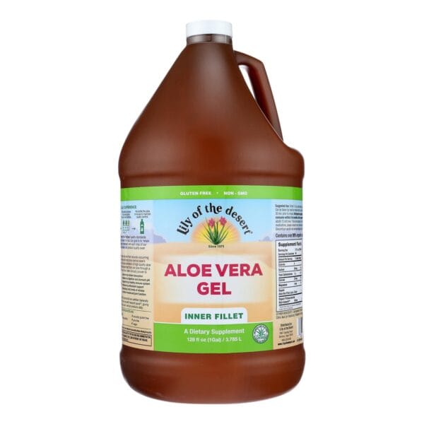 Lily Of The Desert Aloe Vera Gel  - Case of 4 - 1 GAL - Image 3