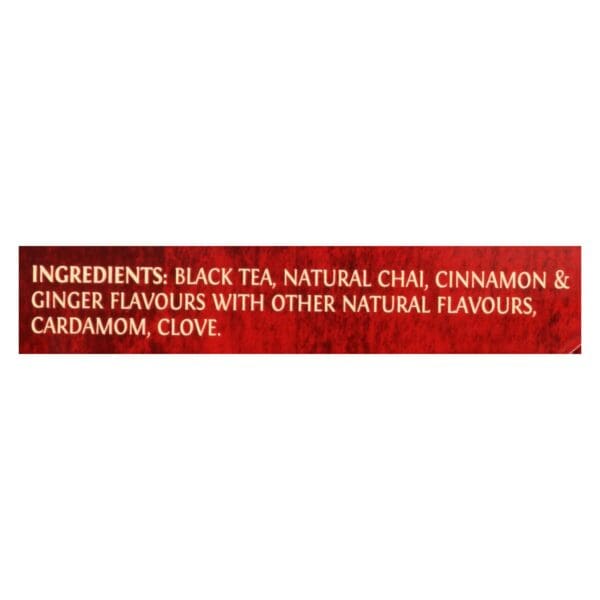 Twinings Tea Chai - Case of 6 - 20 Bags