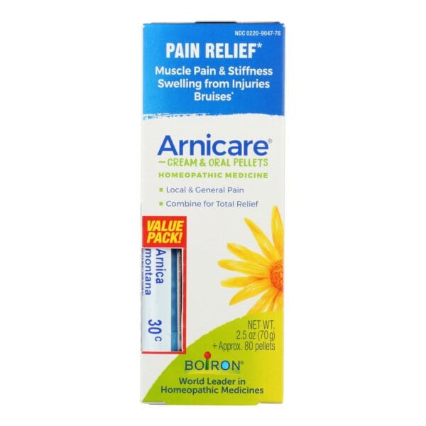 Boiron - Arnicare Cream Value Pack with 30 C Blue Tube - 2.5 oz - Image 2