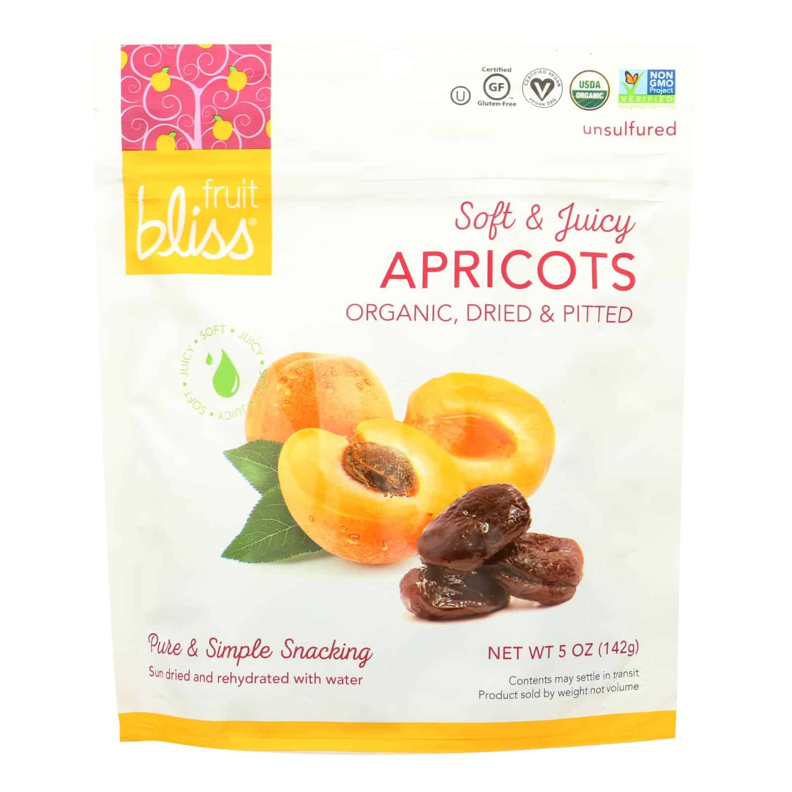 Fruit Bliss - Organic Turkish Apricot - Apricot - Case of 6 - 5 oz. - Image 2