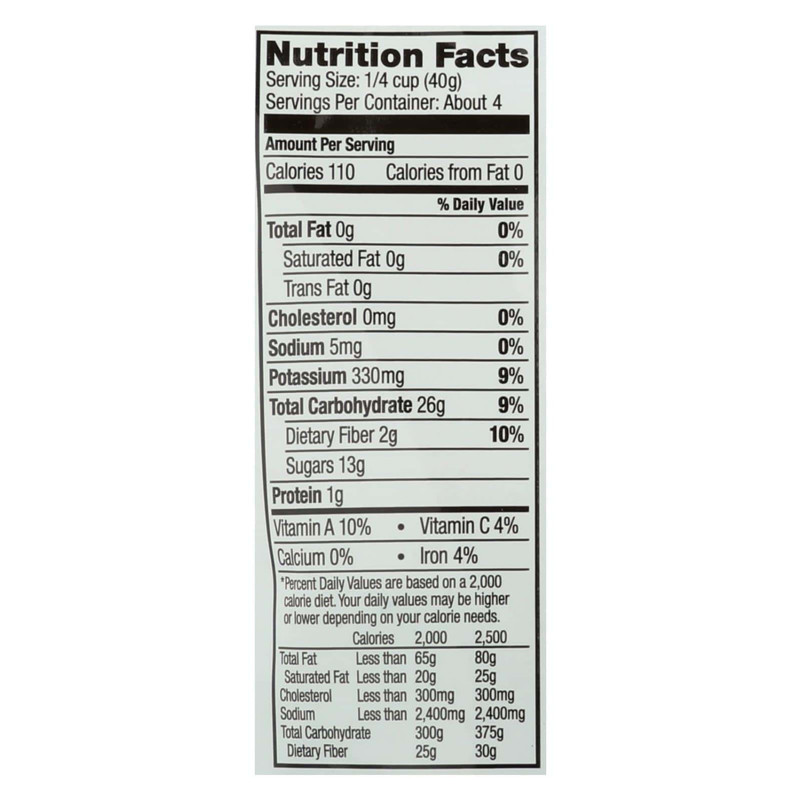 Made In Nature Plums Organic Dried Fruit - Case of 6 - 6 OZ - Image 2