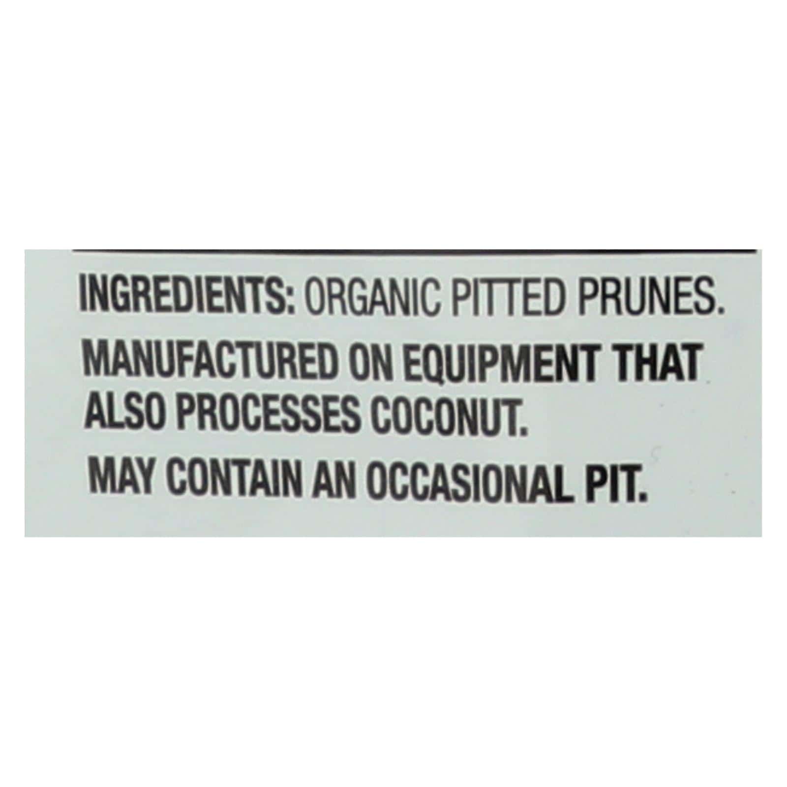 Made In Nature Plums Organic Dried Fruit - Case of 6 - 6 OZ