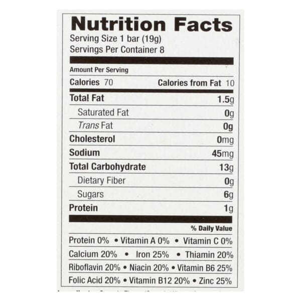 Earth's Best - Bars Sunny Days Apple - Case of 6-4.69 OZ - Image 3