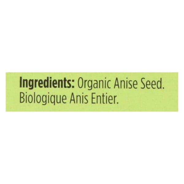Spicely Organics - Organic Anise Whole - Case of 6 - 0.3 oz. - Image 2