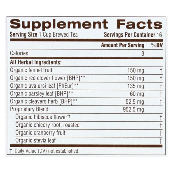 Traditional Medicinals Organic Weightless Cranberry Herbal Tea - 16 Tea Bags - Case of 6 - Image 3