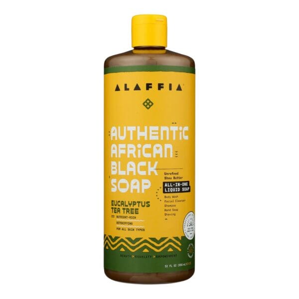 Alaffia - African Black Soap - Eucalyptus Tea Tree - 32 fl oz. - Image 2