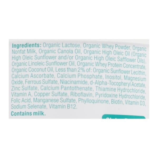 Baby's Only Organic Dairy Formula - Non Gmo - Case of 6 - 12.7 oz. - Image 2