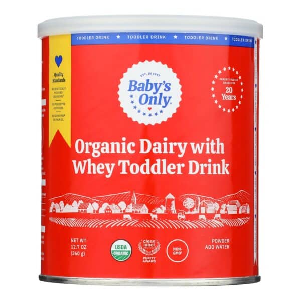 Baby's Only Organic Dairy Formula - Non Gmo - Case of 6 - 12.7 oz.