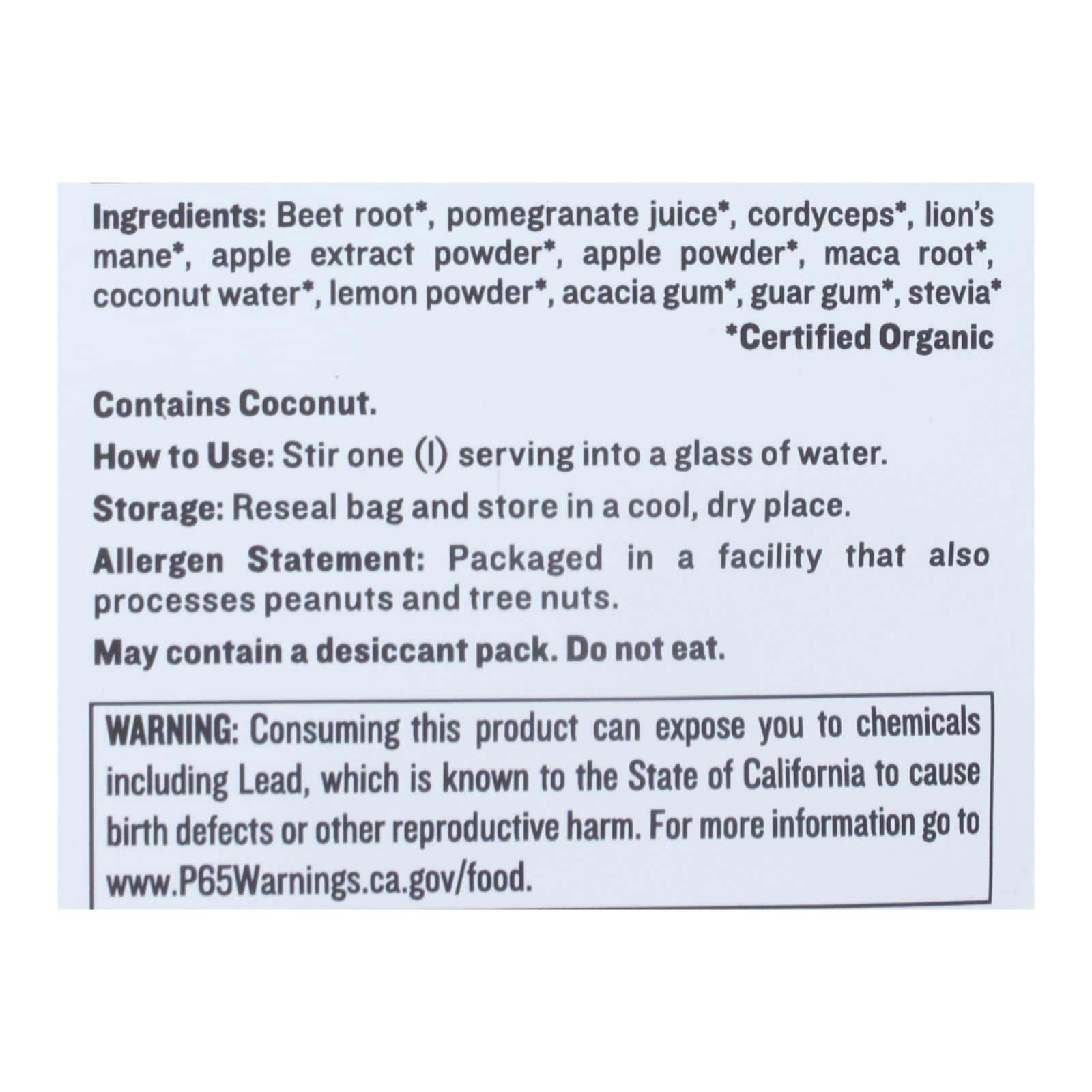 Sunfood - Beet Powder Mushroom - 1 Each-5.31 OZ - Image 3