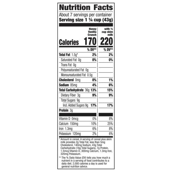 Cascadian Farm - Cereal Hny Vanilla Crunch - Case of 12 - 10.5 OZ