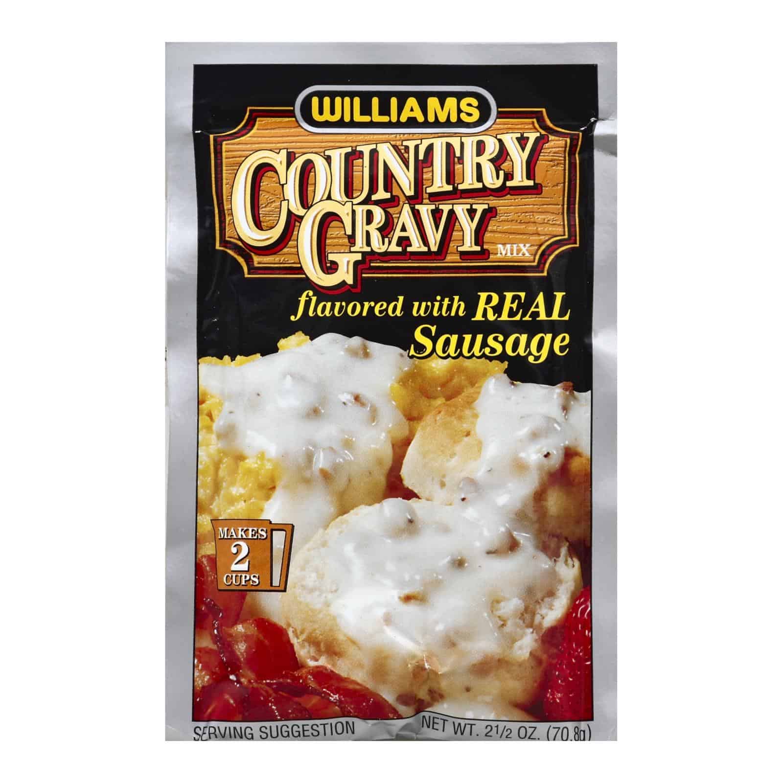 Williams Country Gravy - Real Sausage - Case of 12 - 2.5 oz. - Image 2