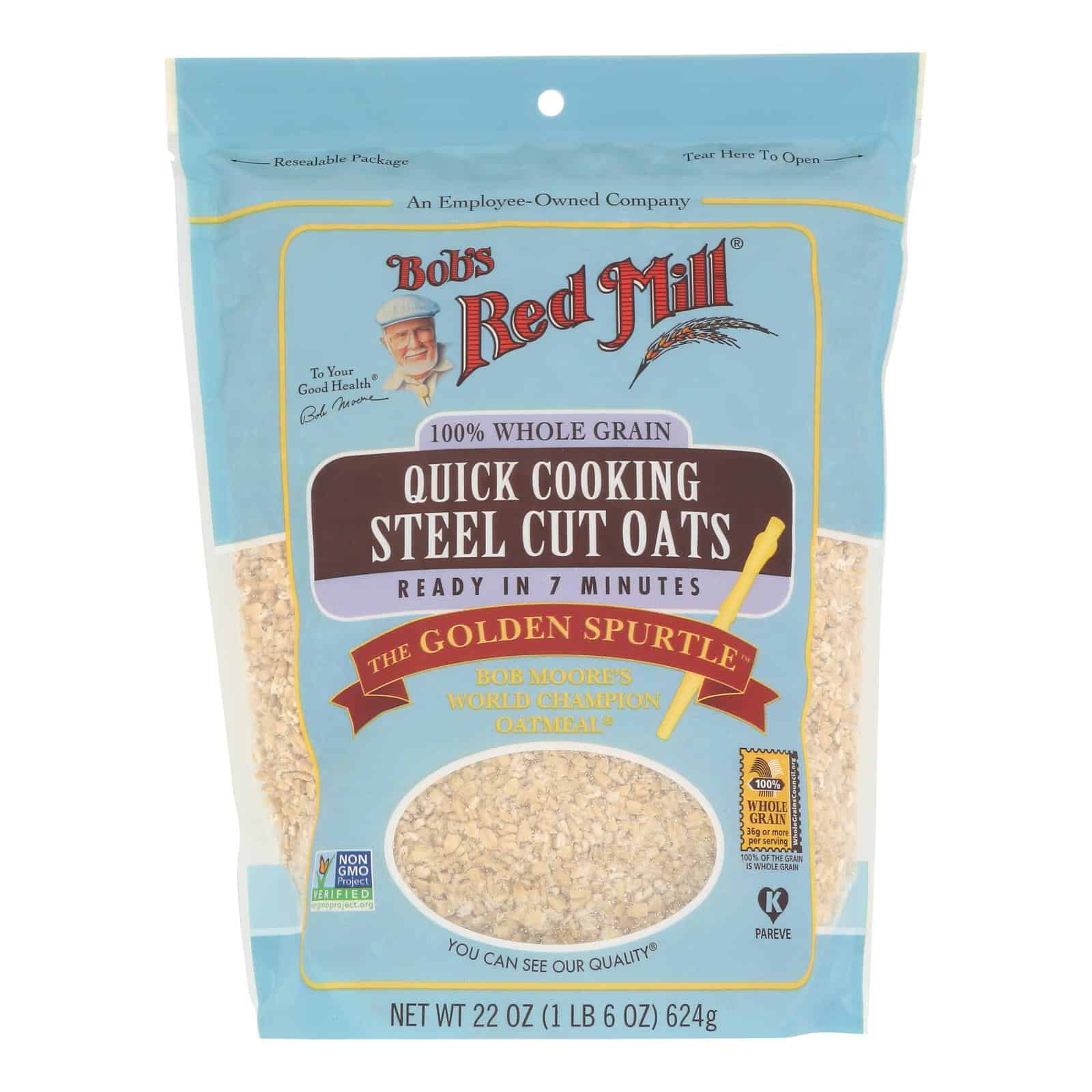Bob's Red Mill - Quick Cooking Steel Cut Oats - Case of 4-22 OZ - Image 3