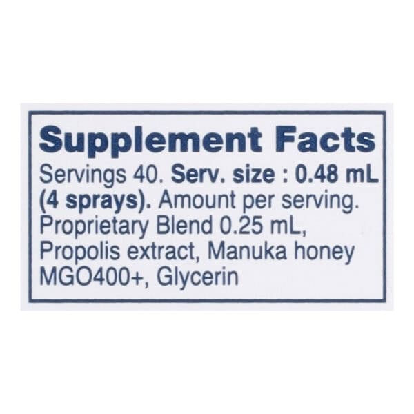 Manuka Health - Spray Thrt Hny Propolis - EA of 1-.67 FZ - Image 2