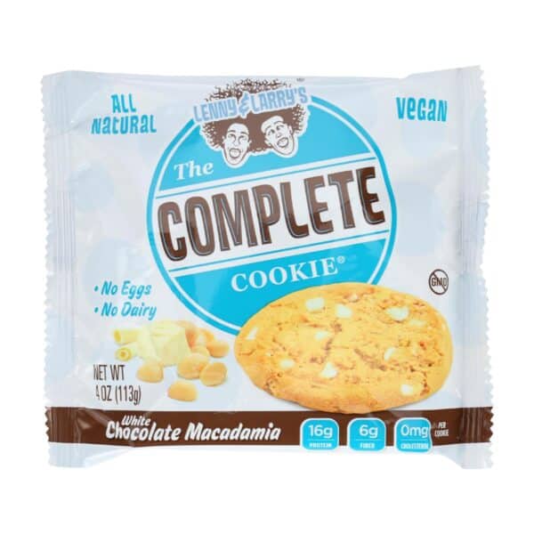 Lenny and Larry's The Complete Cookie - White Chocolate Macadamia - 4 oz - Case of 12 - Image 2