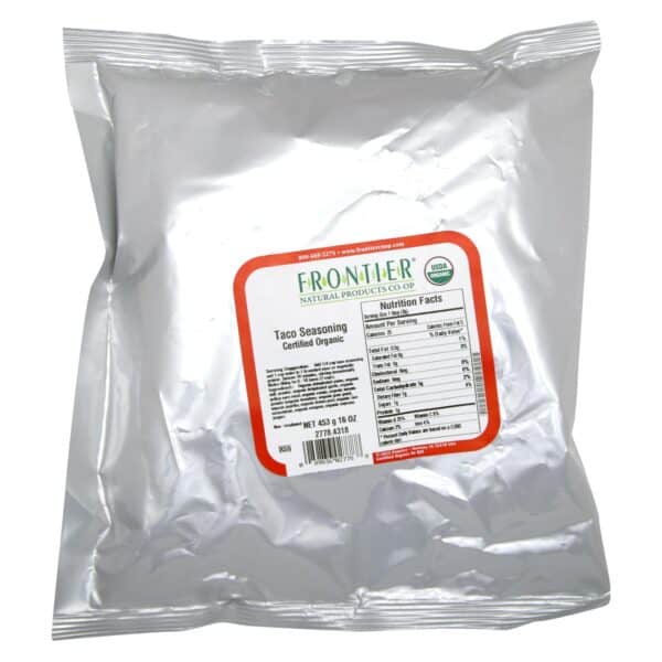 Frontier Herb Taco Seasoning Organic - Single Bulk Item - 1LB - Image 2