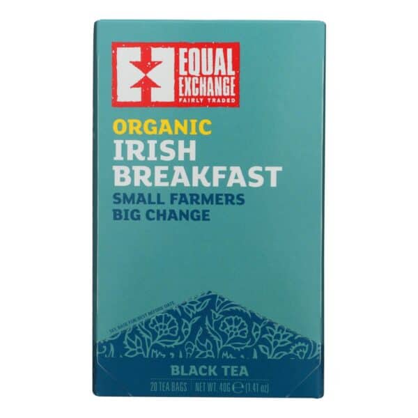 Equal Exchange Organic Irish Breakfast Tea - Irish Breakfast - Case of 6 - 20 Bags - Image 2