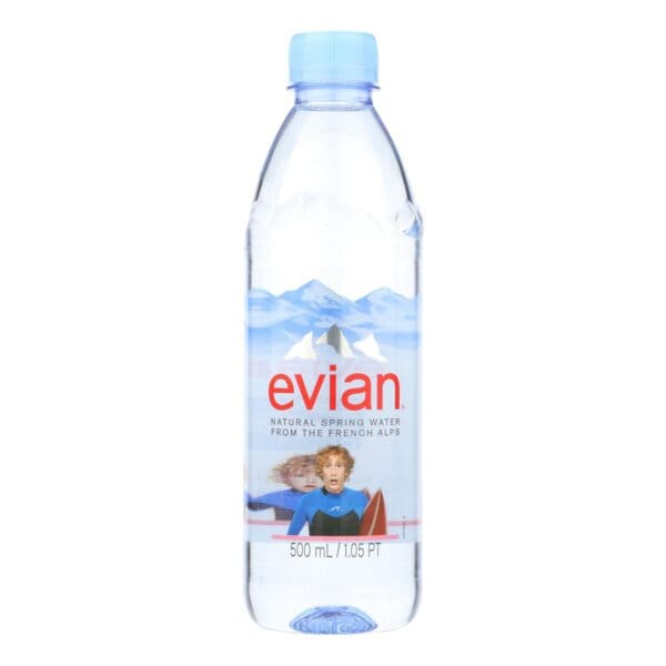 Evians Spring Water Spring Water Plastic - Water - Case of 24 - 500 ml - Image 3