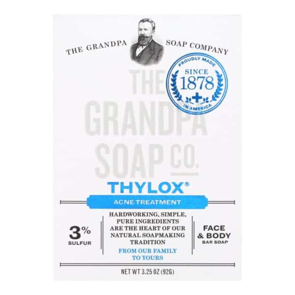 Grandpa's Thylox Acne Treatment Bar Soap with Sulfur - 3.25 oz - Image 3