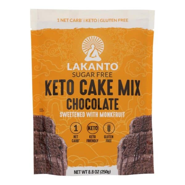 Lakanto - Cake Mix Keto Chocolate - Case of 8-8.8 OZ
