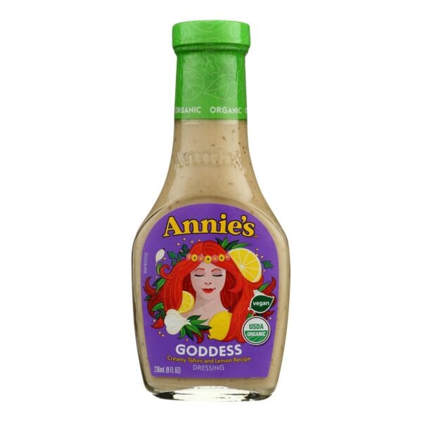 Annie's Naturals Organic Dressing Goddess - Case of 6 - 8 fl oz.