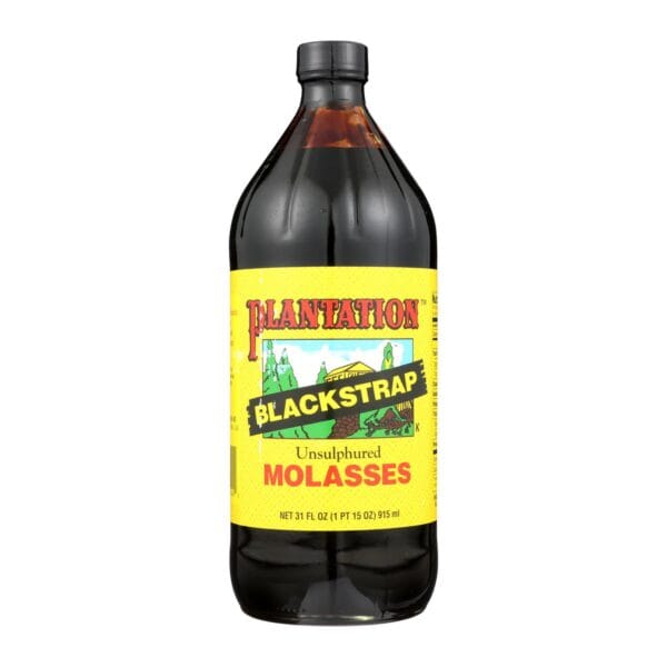 Plantation Blackstrap Molasses Syrup - Unsulphured - Case of 12 - 31 Fl oz. - Image 3