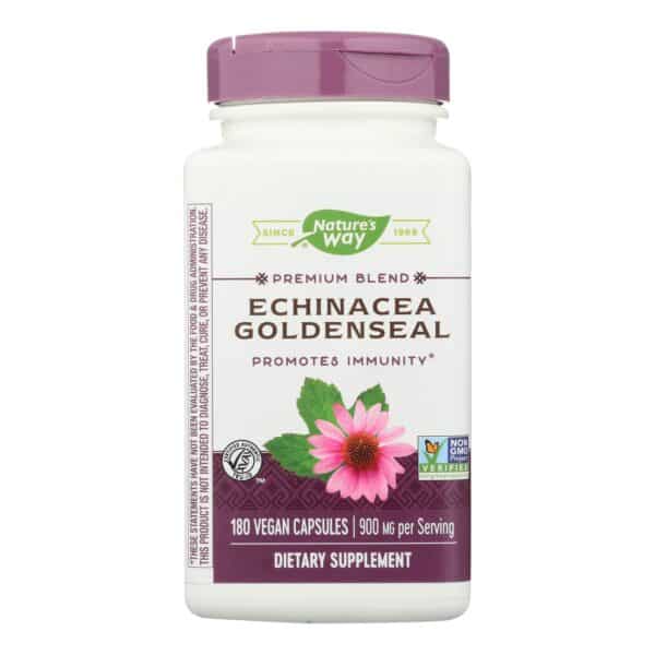 Nature's Way - Echinacea Goldenseal - 180 Capsules