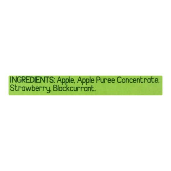 GoGo Squeeze Organic Applesauce - Apple Strawberry - Case of 12 - 3.2 oz. - Image 2
