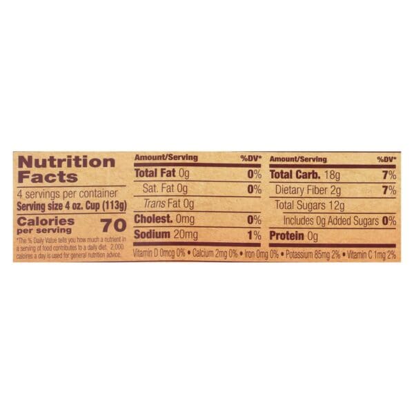 North Coast Organic Apple Sauce - Case of 12 - 4/4 OZ - Image 2