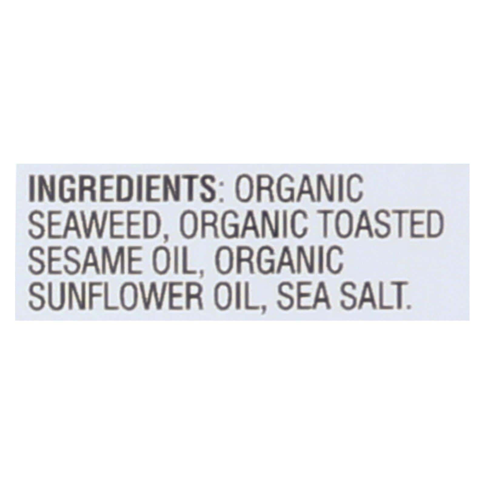 Gimme Organic Roasted - Sesame - Case of 12 - 0.35 oz. - Image 2