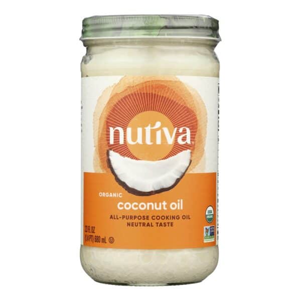 Nutiva Organic Coconut Oil - Refined - Case of 6 - 23 Fl oz. - Image 2