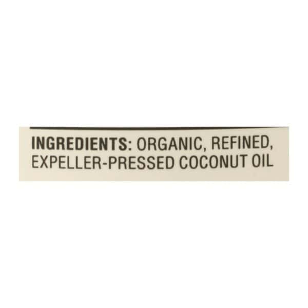 Nutiva Organic Coconut Oil - Refined - Case of 6 - 23 Fl oz. - Image 3