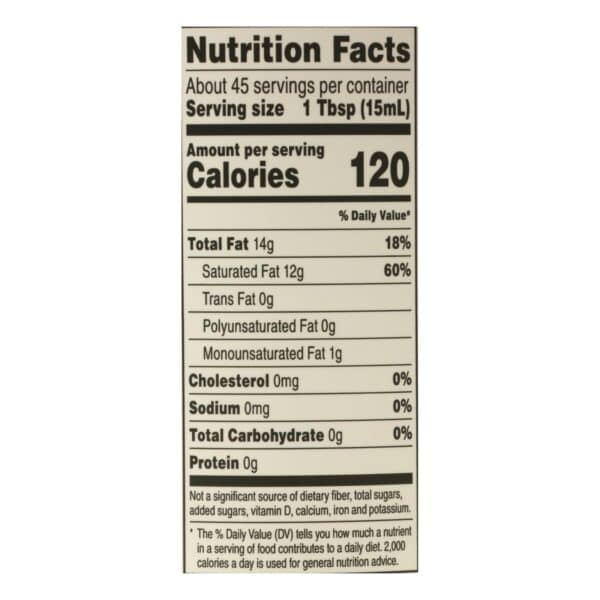 Nutiva Organic Coconut Oil - Refined - Case of 6 - 23 Fl oz.