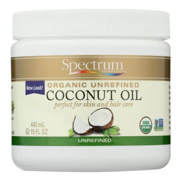 Spectrum Essentials Organic Coconut Oil - Unrefined - 15 oz - Image 2
