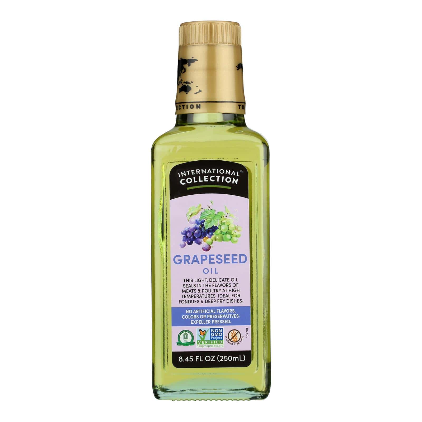 International Collection Grapeseed Oil - Case of 6 - 8.45 Fl oz. - Image 2