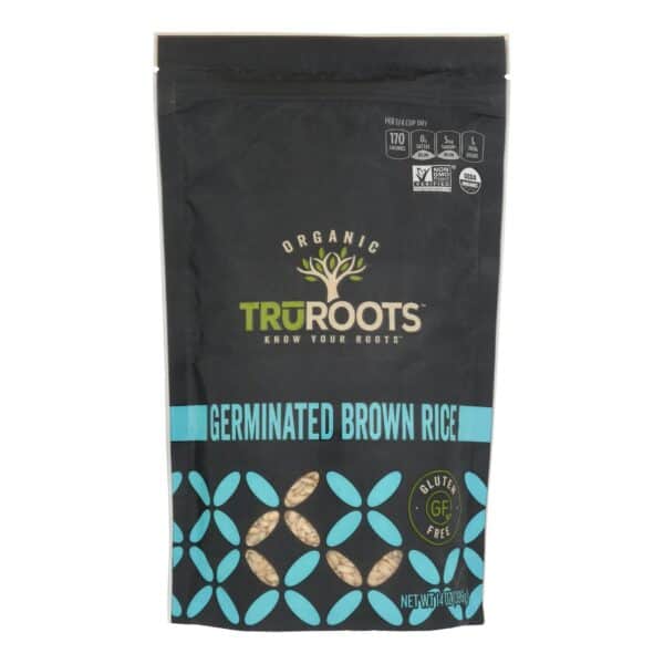 Truroots Organic Germinated Brown Rice - Whole Grain - Case of 6 - 14 oz. - Image 2