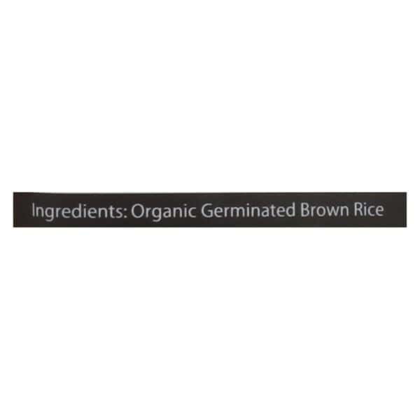 Truroots Organic Germinated Brown Rice - Whole Grain - Case of 6 - 14 oz. - Image 3