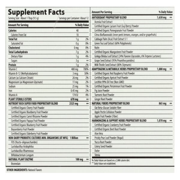 MacroLife Naturals Miracle Reds Antioxidant Super Food - 12 Packets of .33 oz - Image 2