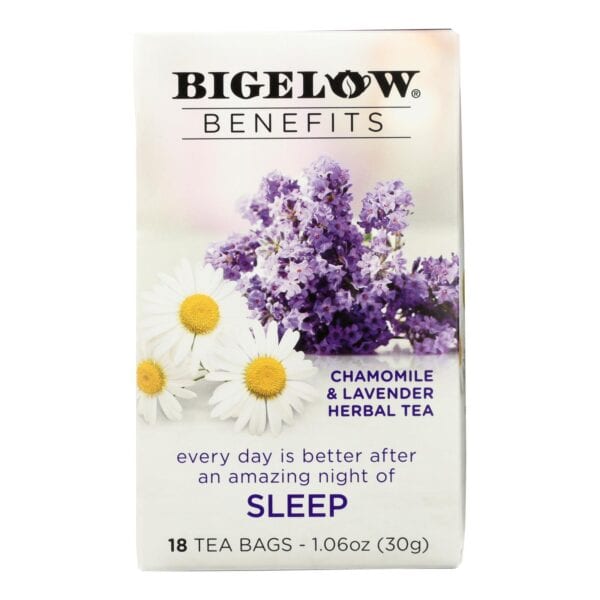 Bigelow Tea Tea - Chamomile Lavender - Sleep - Case of 6 - 18 BAG - Image 2