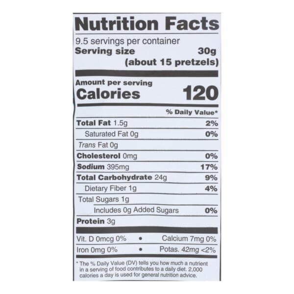 Unique Pretzels - Pretzel Shells - Original - Case of 12 - 10 oz.