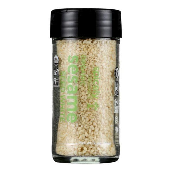 Spicely Organics - Organic Sesame - White - Case of 3 - 2 oz. - Image 2