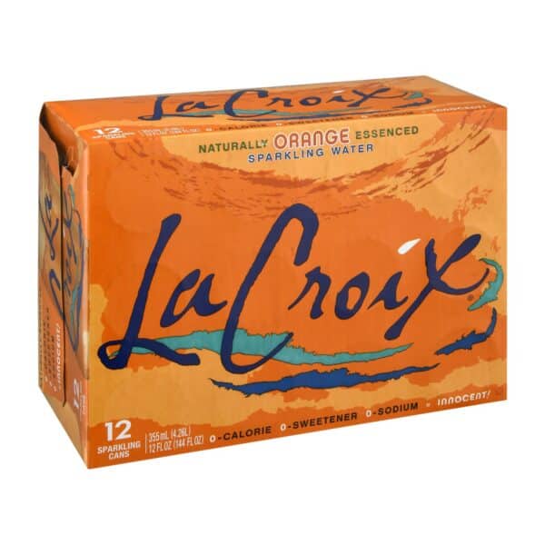 Lacroix Sparkling Water - Orange - Case of 2 - 12/12 fl oz - Image 2