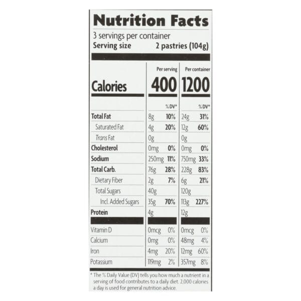Nature's Path Organic Frosted Toaster Pastries - Buncha Blueberries - Case of 12 - 11 oz. - Image 3