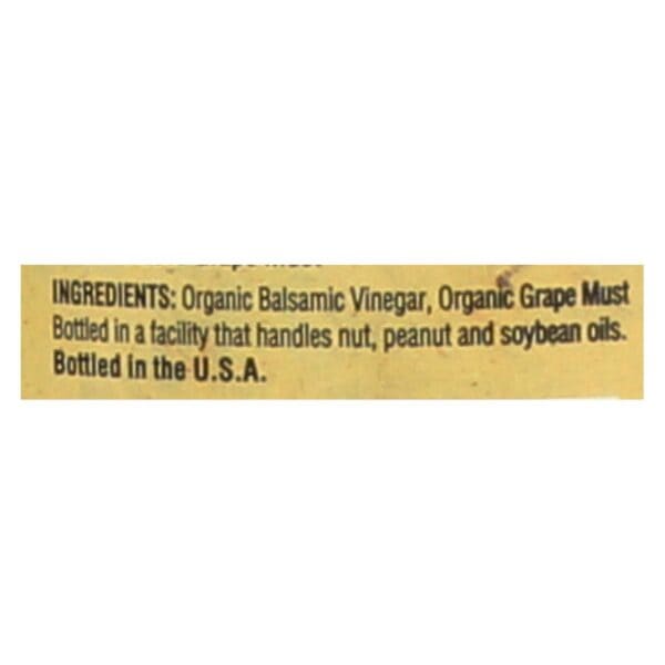 Napa Valley Naturals Organic Private Reserve Balsamic - Vinegar - Case of 12 - 12.7 Fl oz. - Image 2