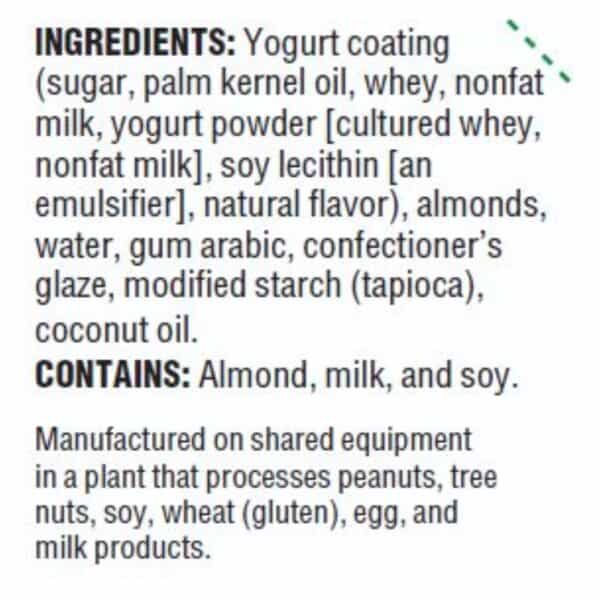 Woodstock Yogurt Almonds - Case of 8 - 8.5 OZ - Image 3