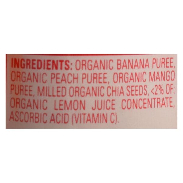 Happy Baby HappyTot Organic Superfood Banana Peach and Mango - 4.22 oz - Case of 16 - Image 2