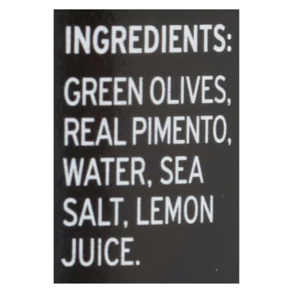 Gaea Stuffed Green Olives With Real Pimento  - Case of 8 - 6 OZ - Image 3