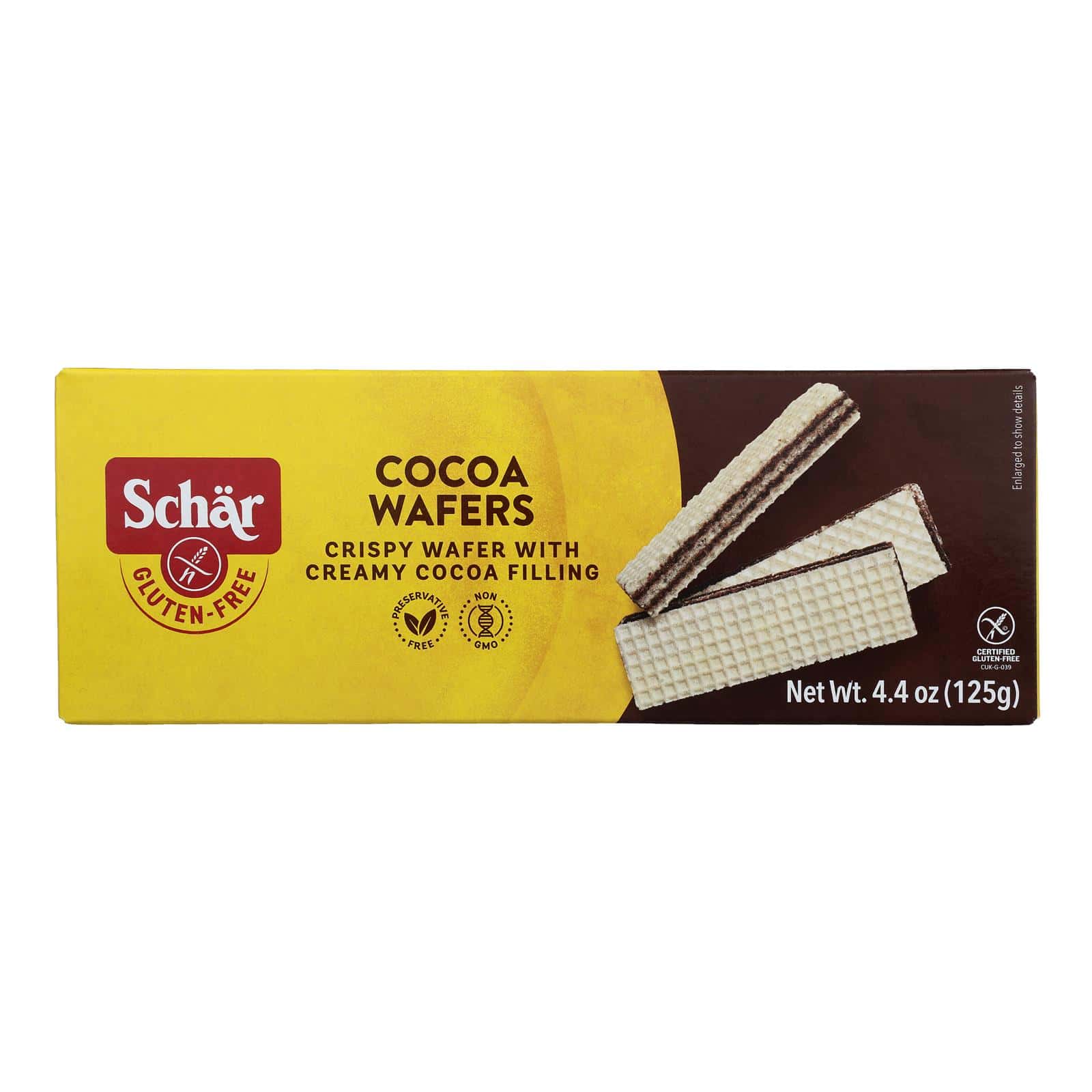 Schar Cocoa Wafers - Case of 12 - 4.4 oz. - Image 2