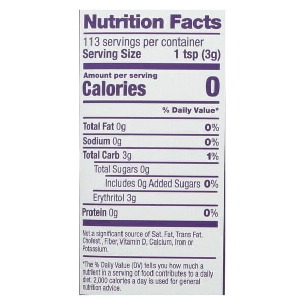 Swerve - Sweetener - Confectioners - Case of 6 - 12 oz. - Image 2